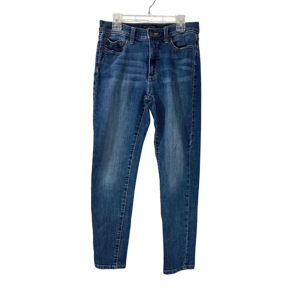 Banana Republic women’s high rise med wash skinny jeans size 27/4. #7-1909